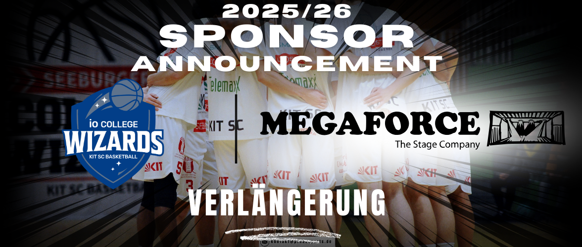 Megaforce verlängert Engagement bei den KIT-Basketballern