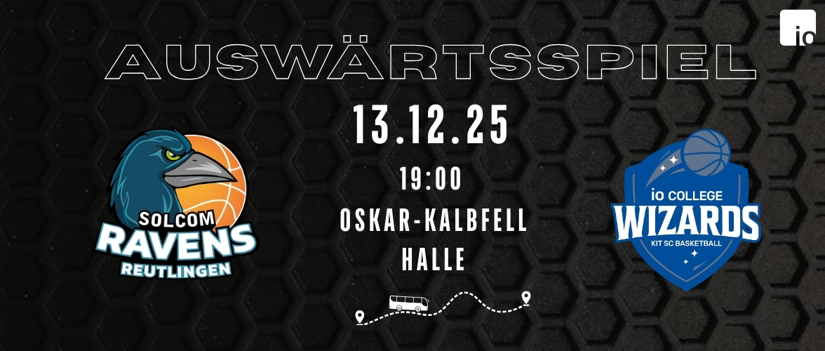 Topspiel in Reutlingen: io College Wizards treffen auf die Ravens