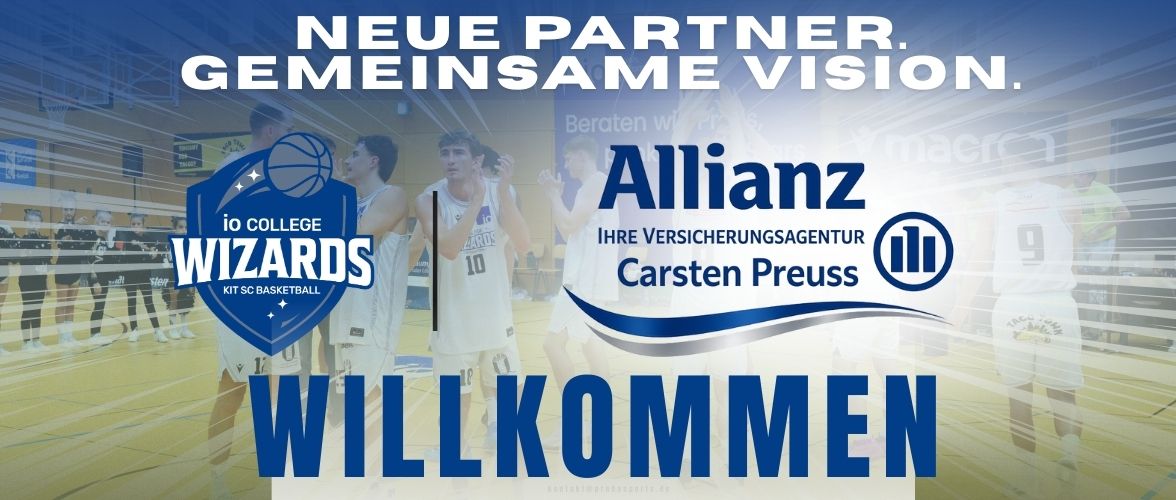 io College Wizards gewinnen mit Allianz-Vertretung Carsten Preuss einen neuen Premiumpartner