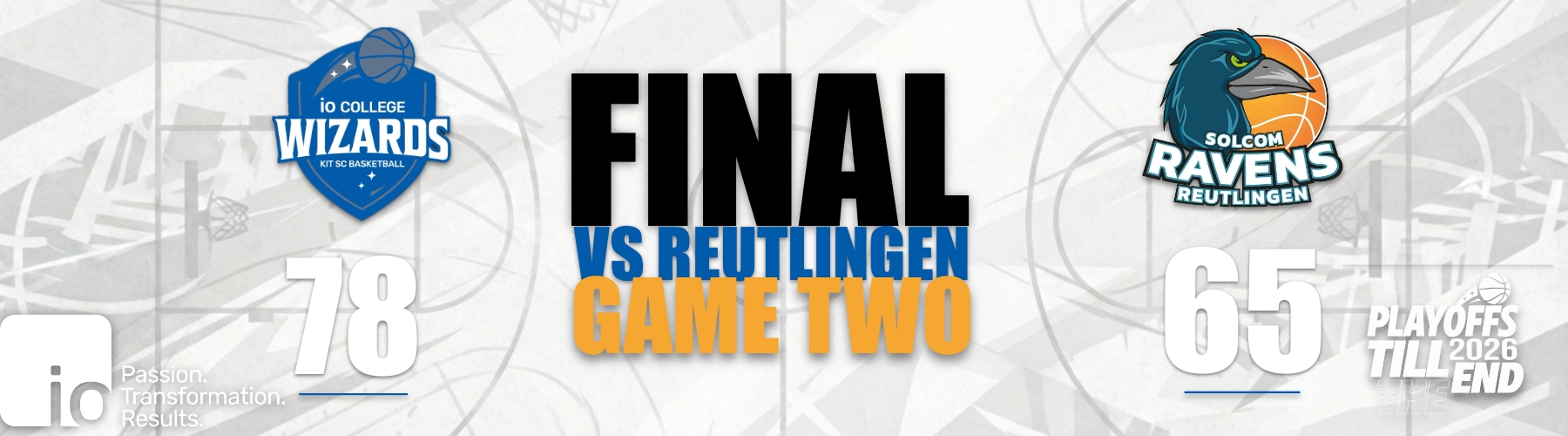 Wizards erzwingen Spiel 3 in Reutlingen!