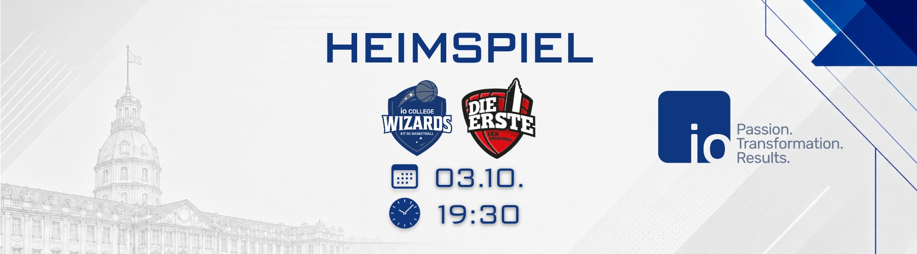Lich zu Gast bei den Wizards – erstes Heimspiel der Saison