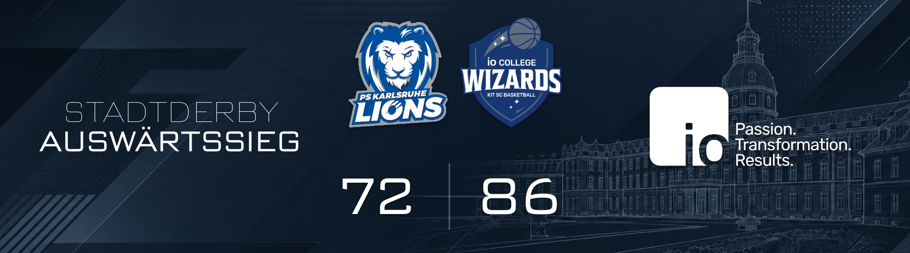 Stadtderby geht an die Wizards!